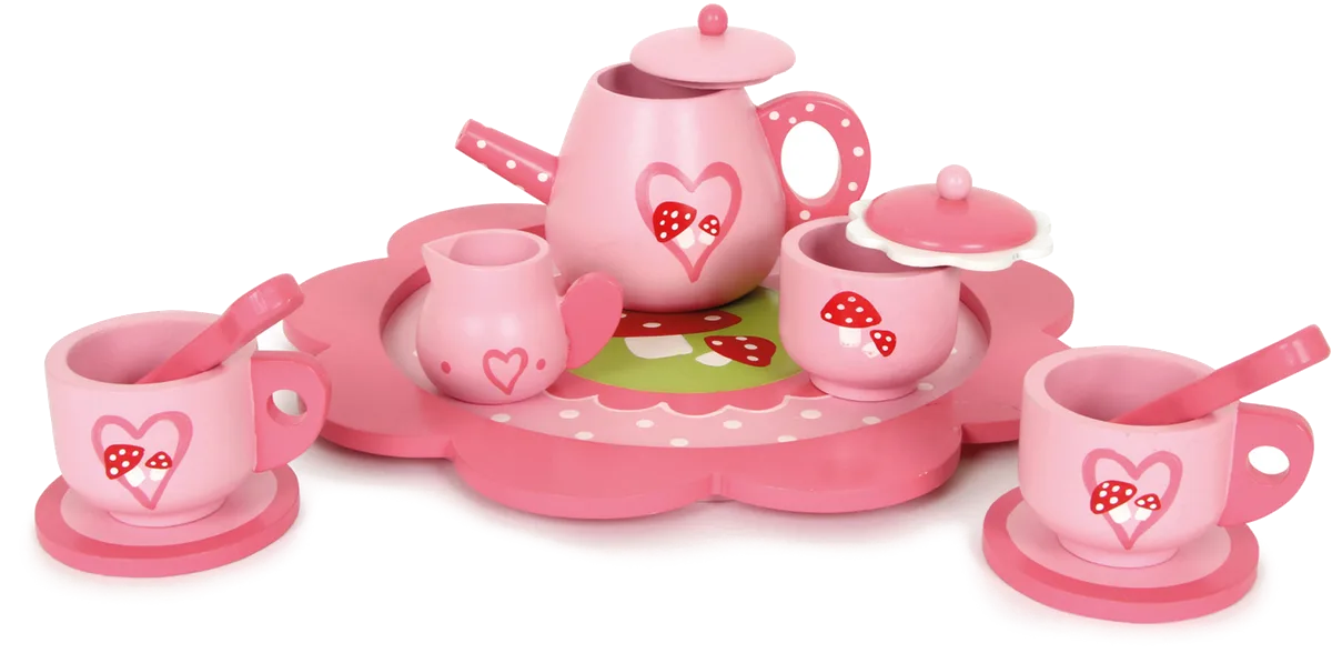 small foot Tea Set, Mushrooms - image 1