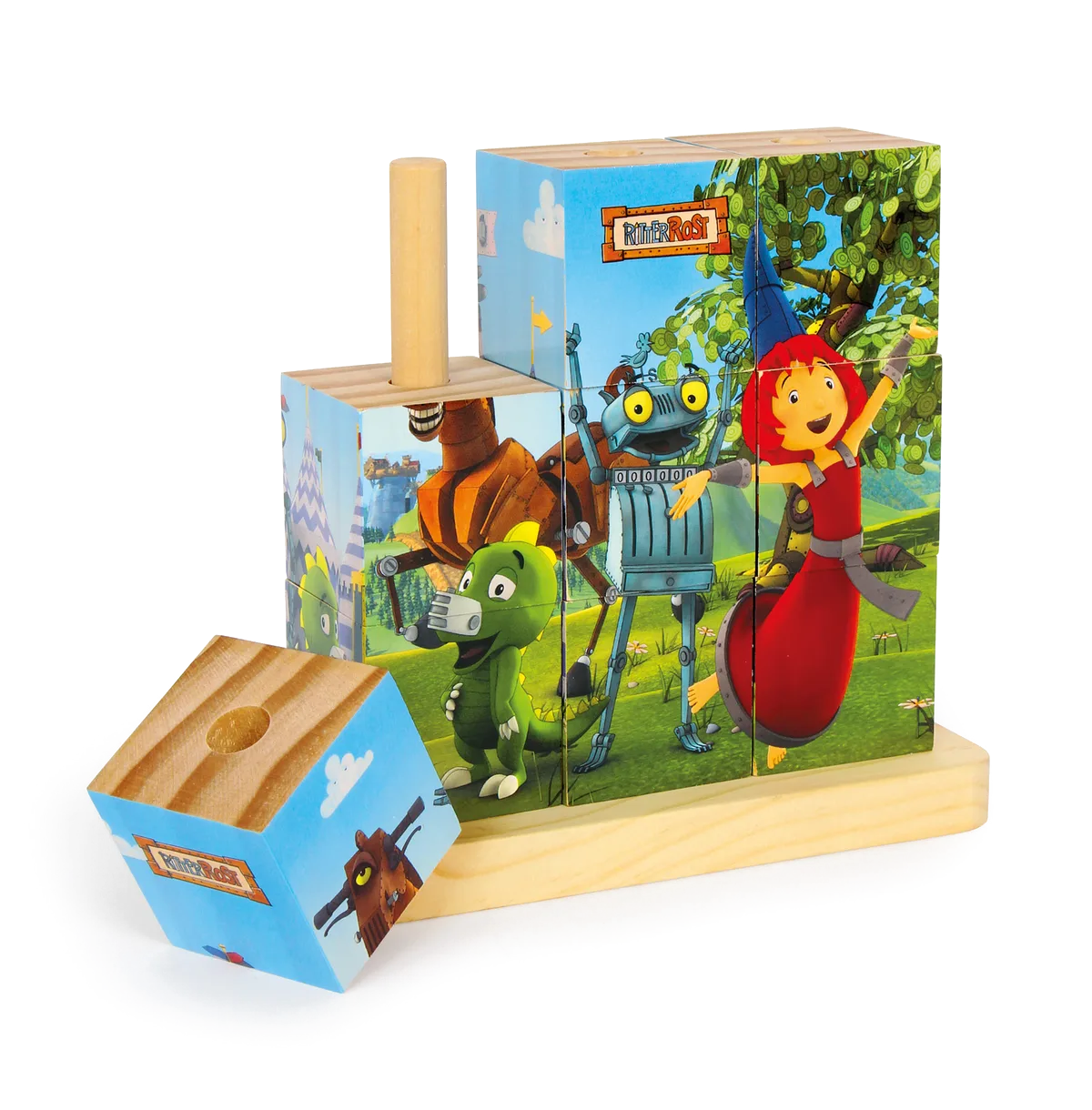 small foot Stacking Puzzle, Ritter Rost - image 1