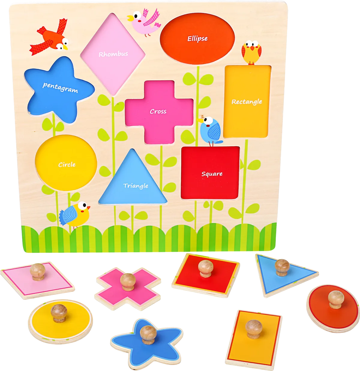 small foot Puzzle Geometrical Shapes, English - image 1