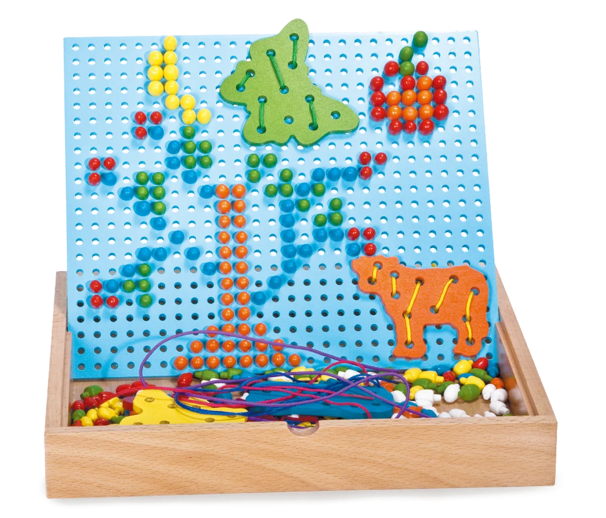 small foot Sewing Set and Beads - image 1