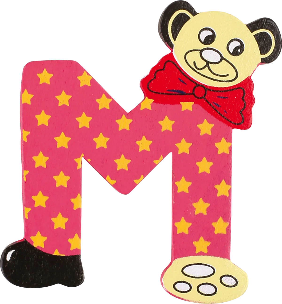 small foot Wooden-Letter M, Bear - image 1