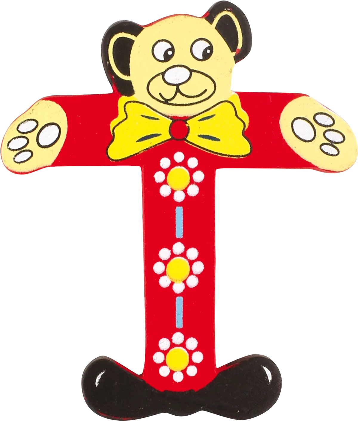 small foot Wooden-Letter T, Bear - image 1