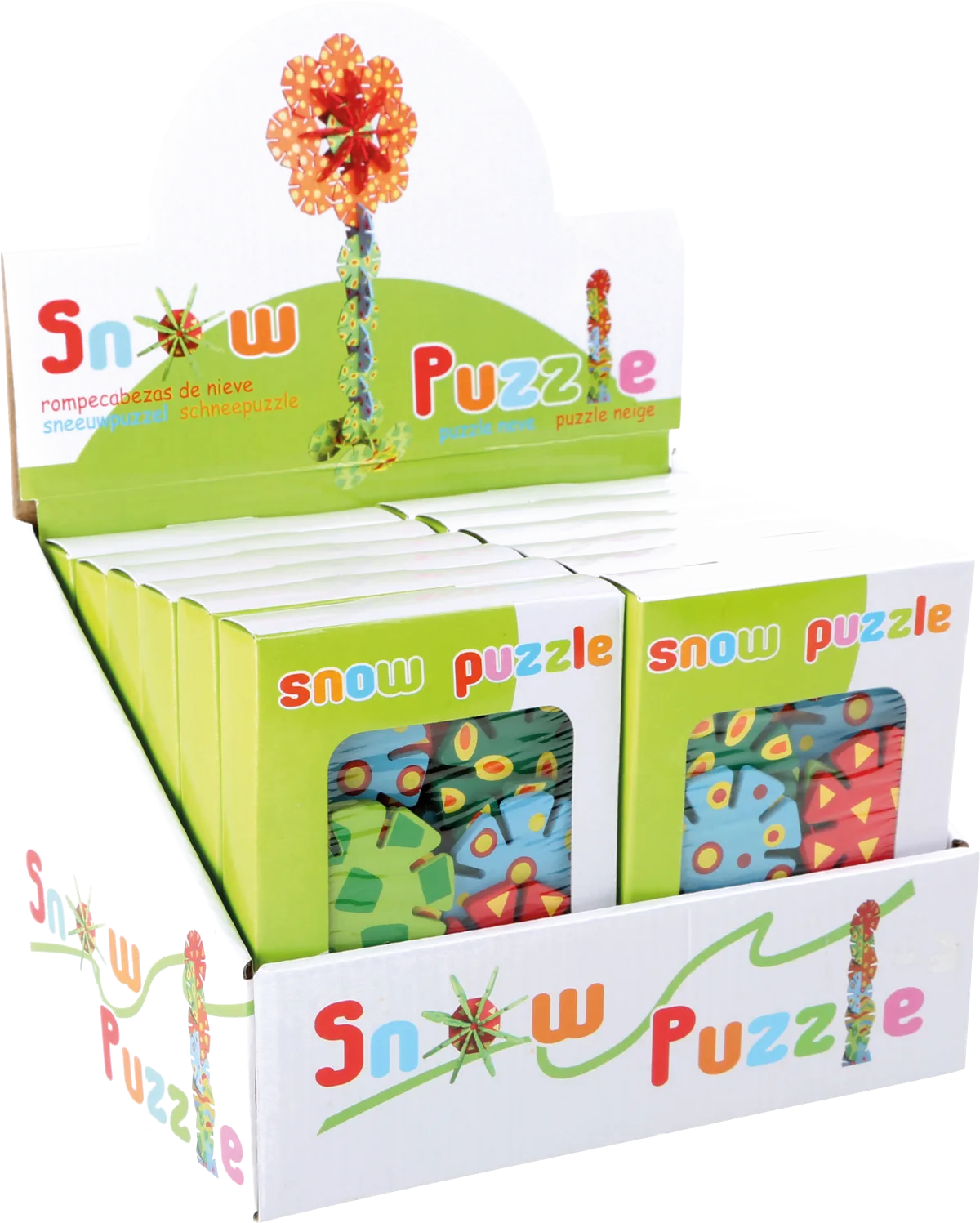 small foot Display Geometrical Puzzle Pieces (12 pcs), Patterns - image 1