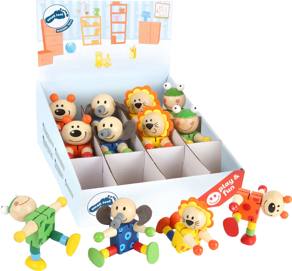 small foot Display Flexible Animals (12 pcs) - image 1