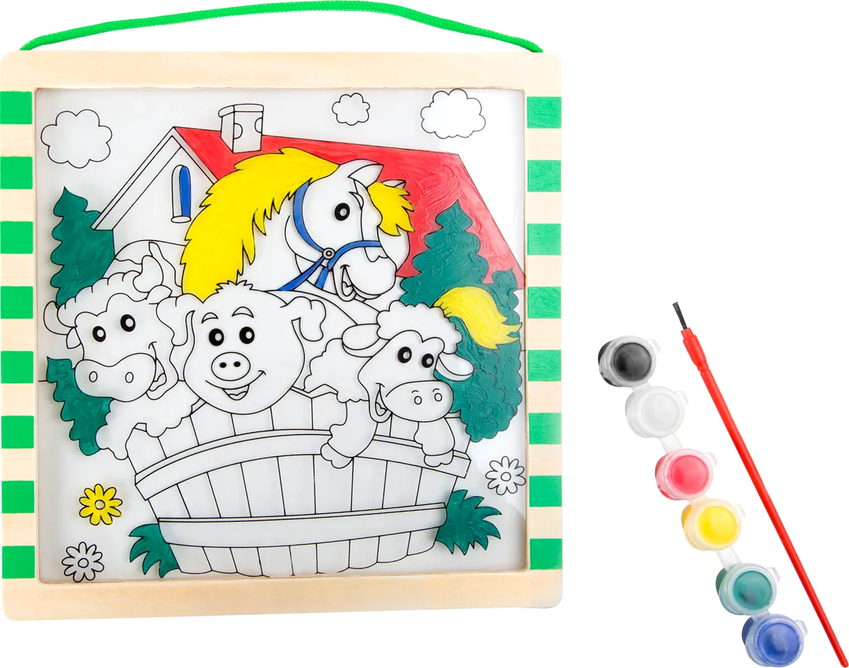 small foot Painting Kit in Picture Frame - image 1