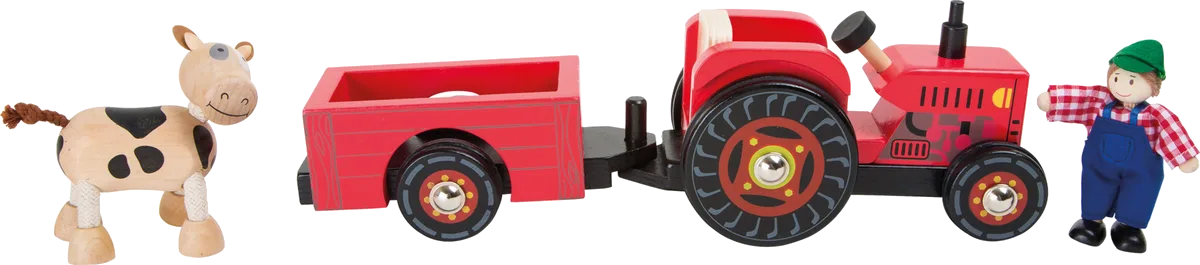 small foot Tractor with Trailer, Farm - image 1