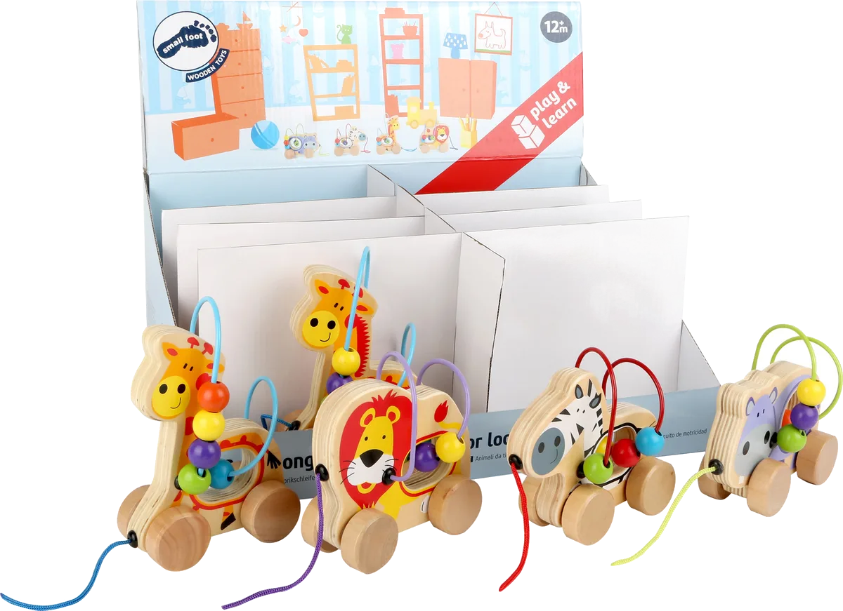 small foot Display Pull Animal and Activity Loop (8 pcs) - image 1