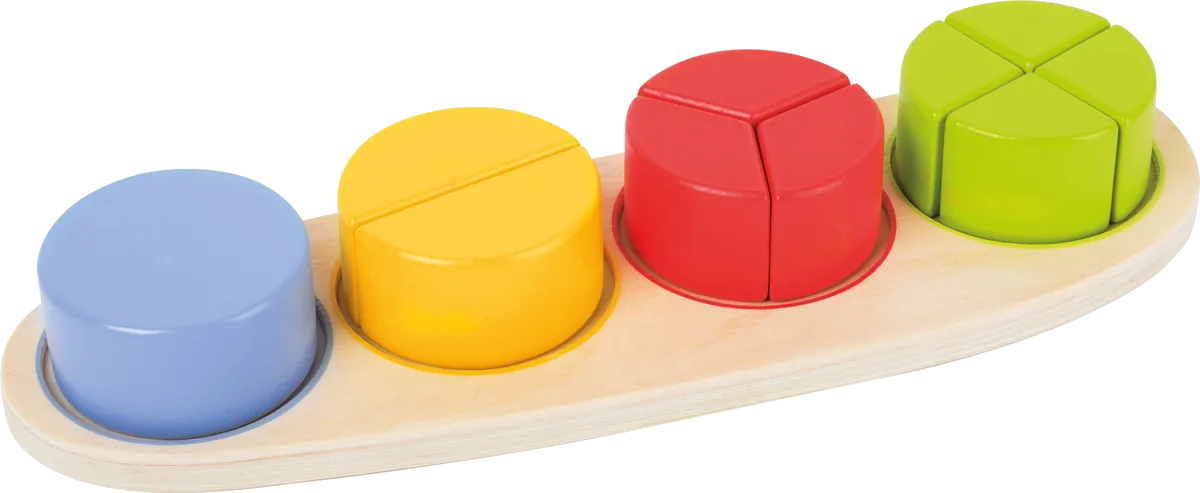 small foot Puzzle Cylinder Shapes, Educate - image 1