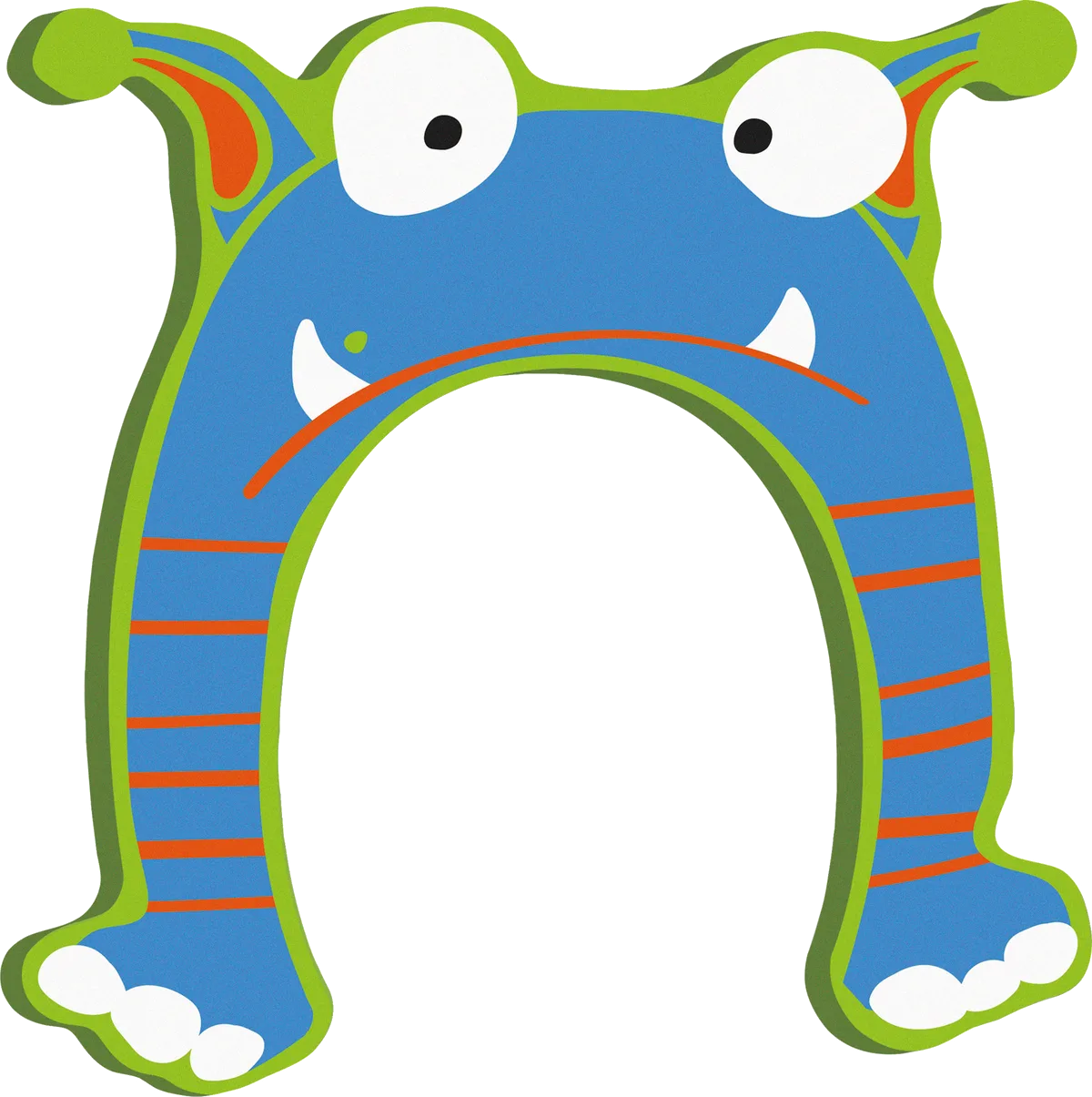 small foot ABC Letter Monster Marilyn, Bamboo - image 1