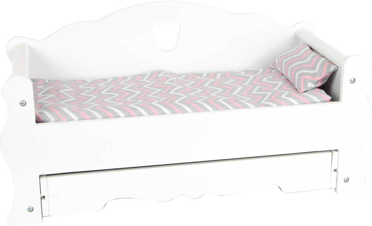small foot Doll bed with Drawer - image 1