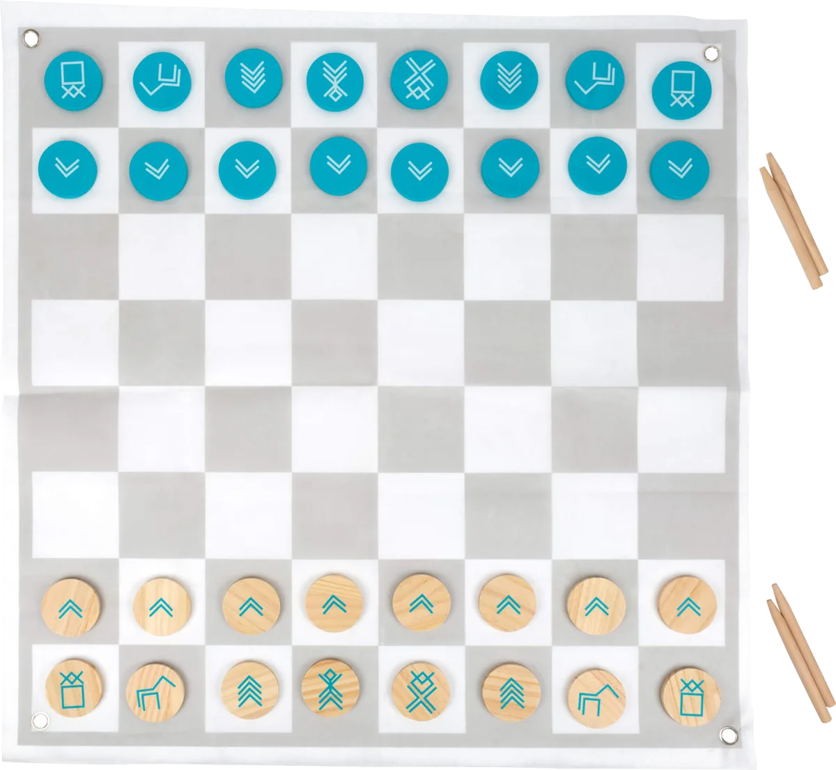 small foot Checkers and Chess for Garden Use, Active - image 1