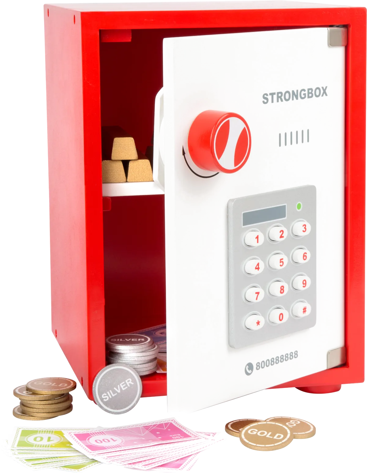 small foot Safe with Pretend Money - image 1