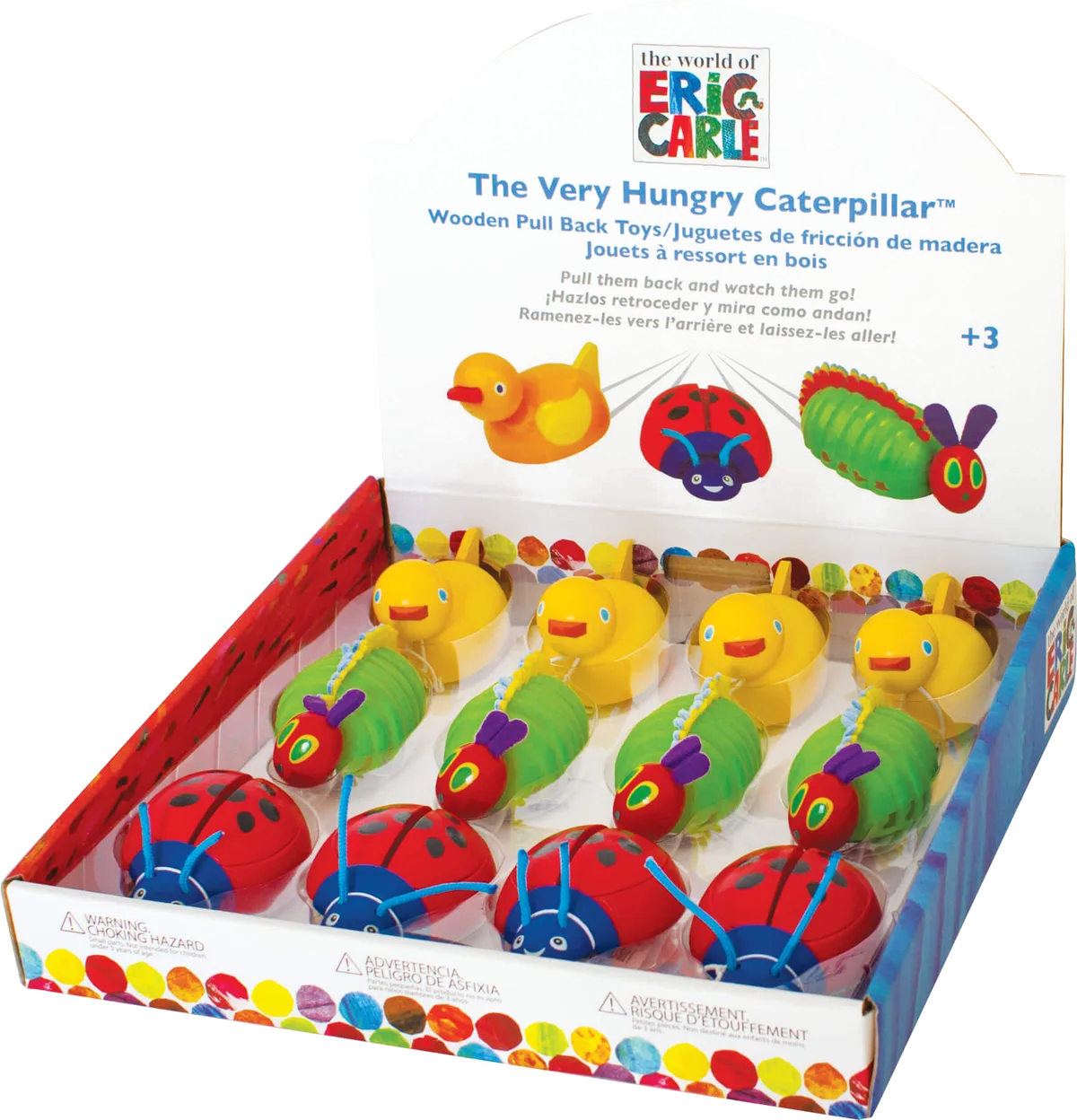 small foot Pull-back Animals, The Very Hungry Caterpillar - image 1
