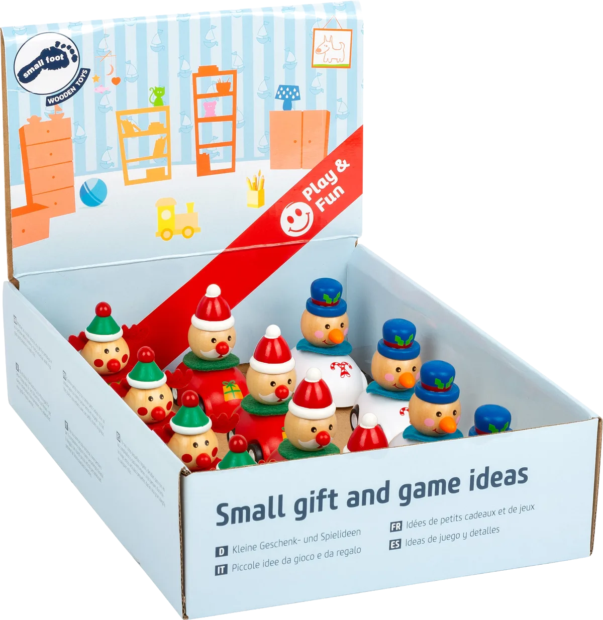 Pull-Back Christmas Cars Display - image 1