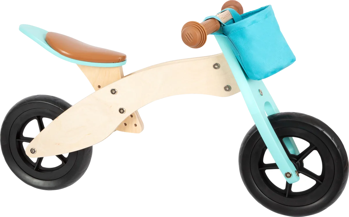 small foot Balance bike 2 in 1, Trike Maxi / Turquoise - image 1