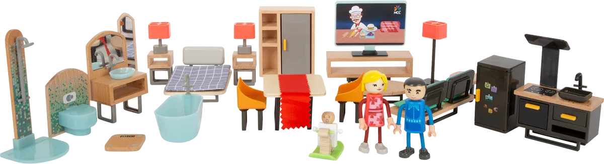 small foot Doll's House Furniture Set, Modern - image 1