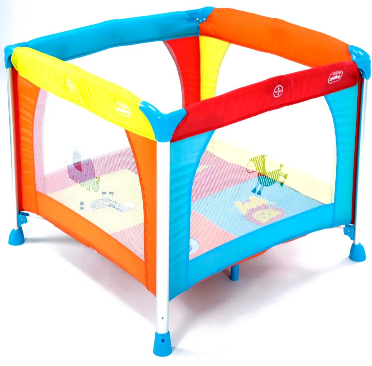 Asalvo Playpen Aluminium 99x99 cm, Jungle - image 1