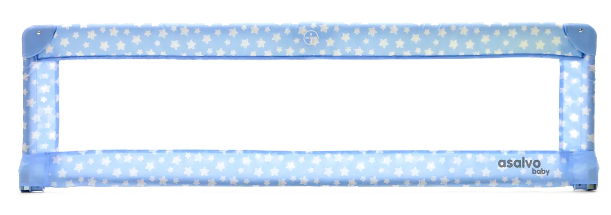 Asalvo Bed Guard 150 cm, Blue Stars - image 1