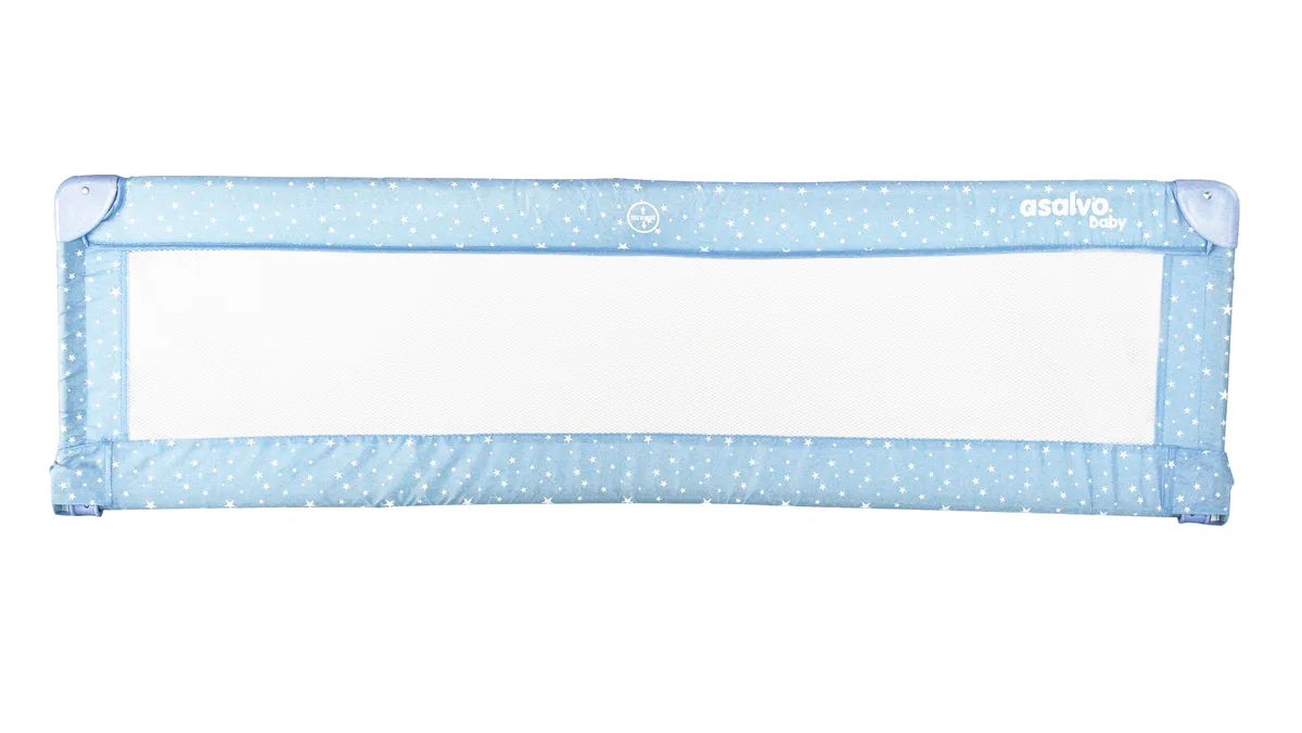 Asalvo Bed Guard 150 cm, Blue Stars - image 1