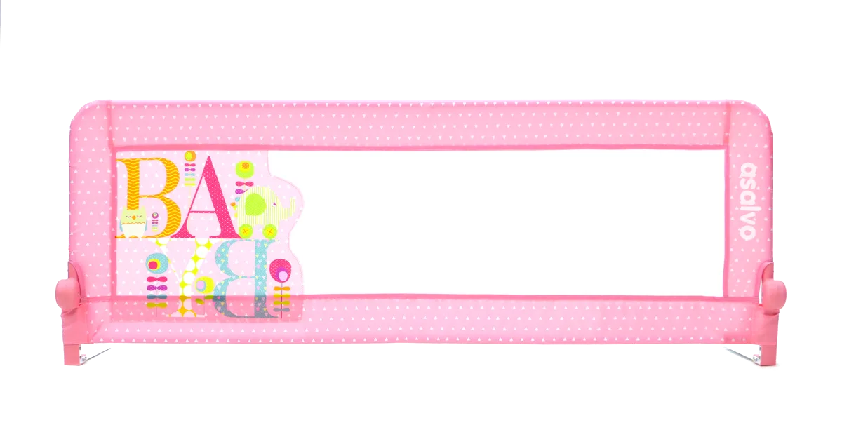 Asalvo Bed Guard 2-in-1, Baby Pink - image 1
