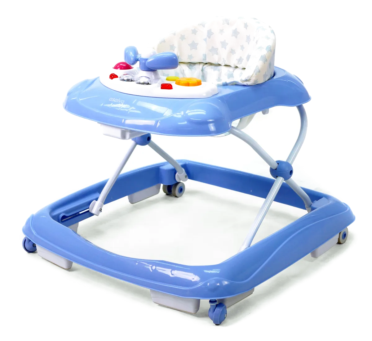 Asalvo Walking Chair Baby, Blue Stars - image 1