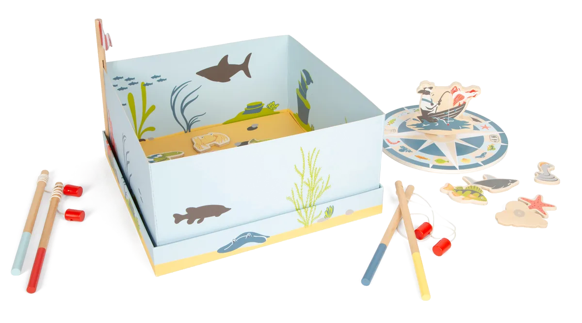 small foot Fishing game, Four friends - image 1