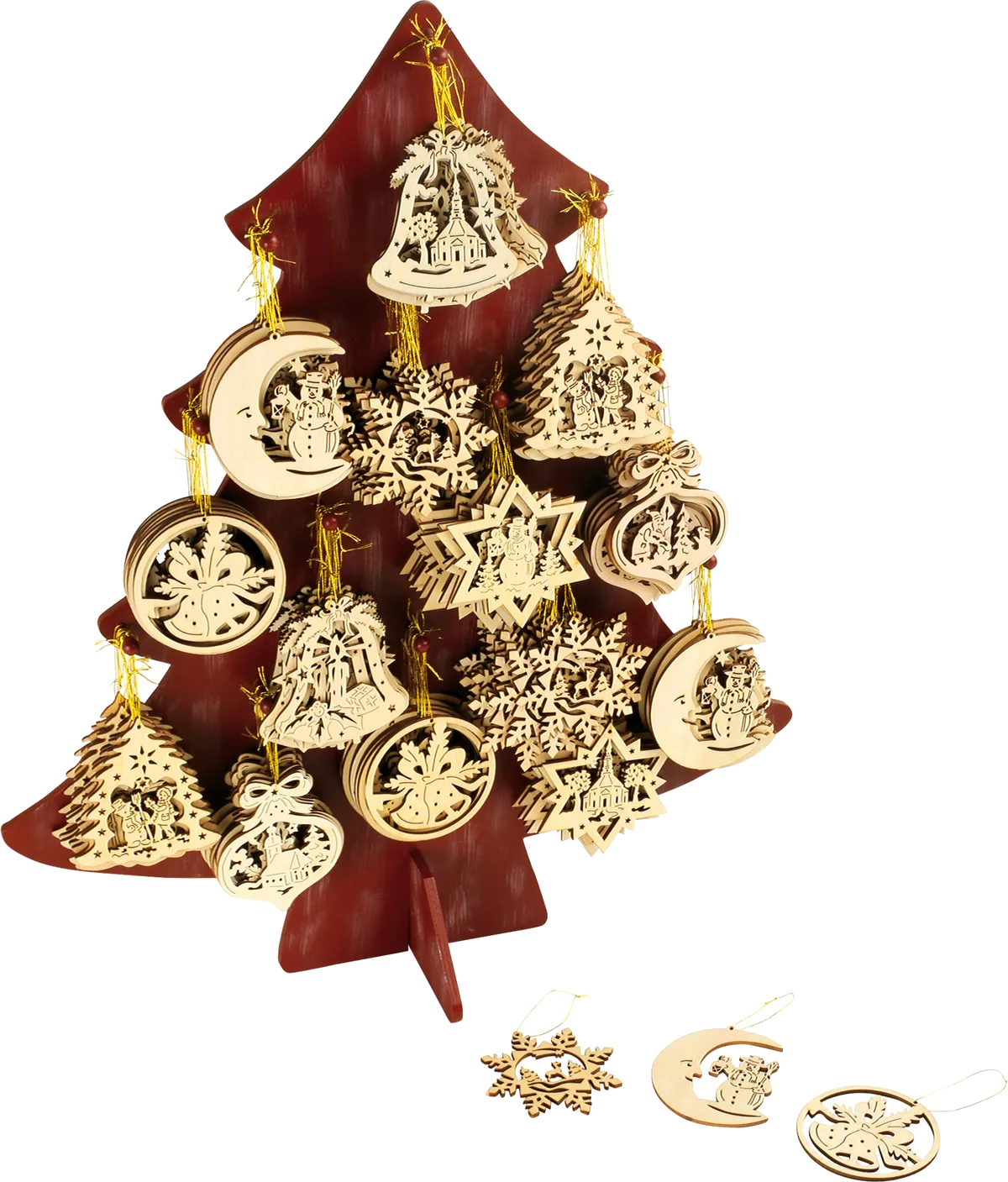 small foot Display "Wooden Hanging Decoration" - image 1