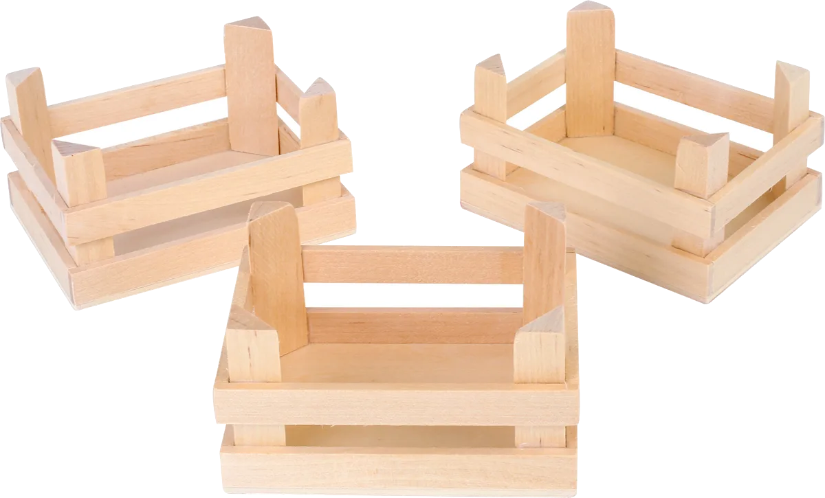 small foot Box (3 pcs.) Small, Nature - image 1