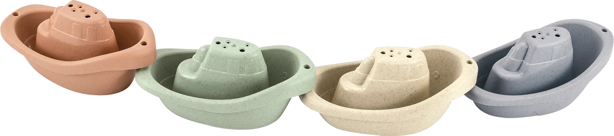 Kinder and Kids BIOplast bath toy boat (6 pcs.) - image 1