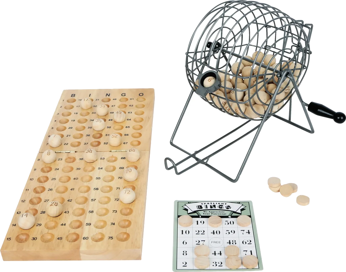 small foot Bingo Game, Wooden - image 1