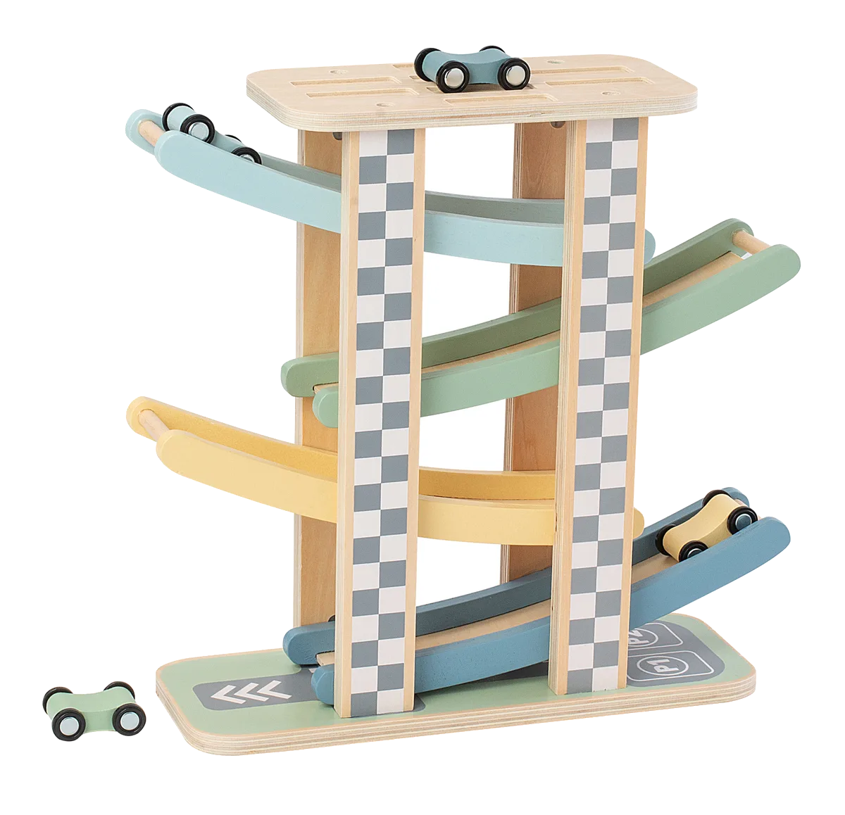 Kinder and Kids Car Track with Cars (4 pcs.) - image 1