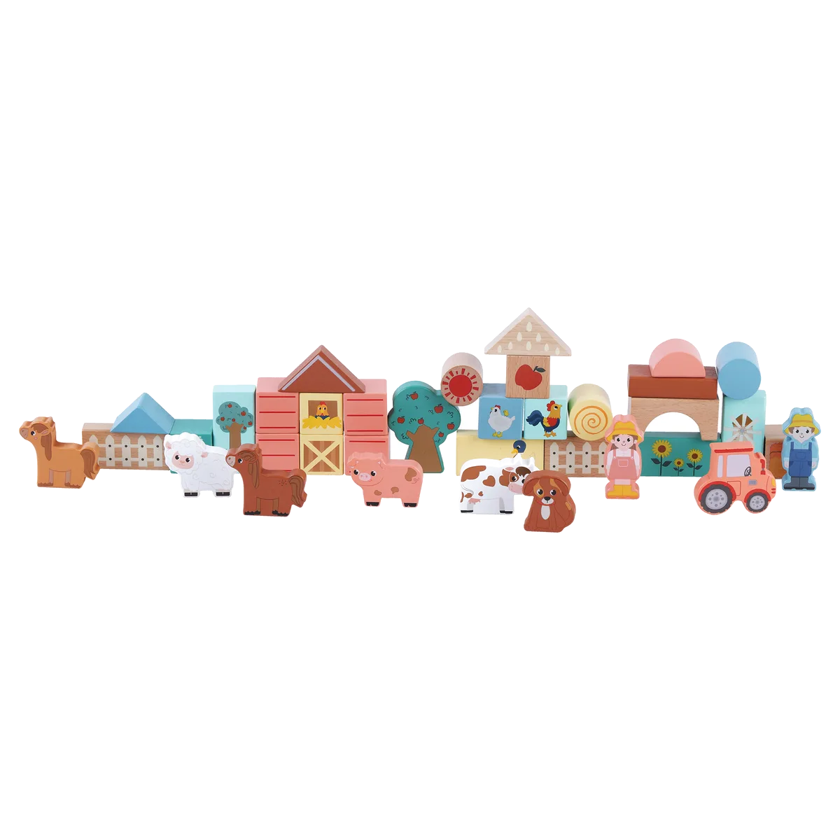 Kinder and Kids Building Blocks, Farm (36 pcs.) - image 1