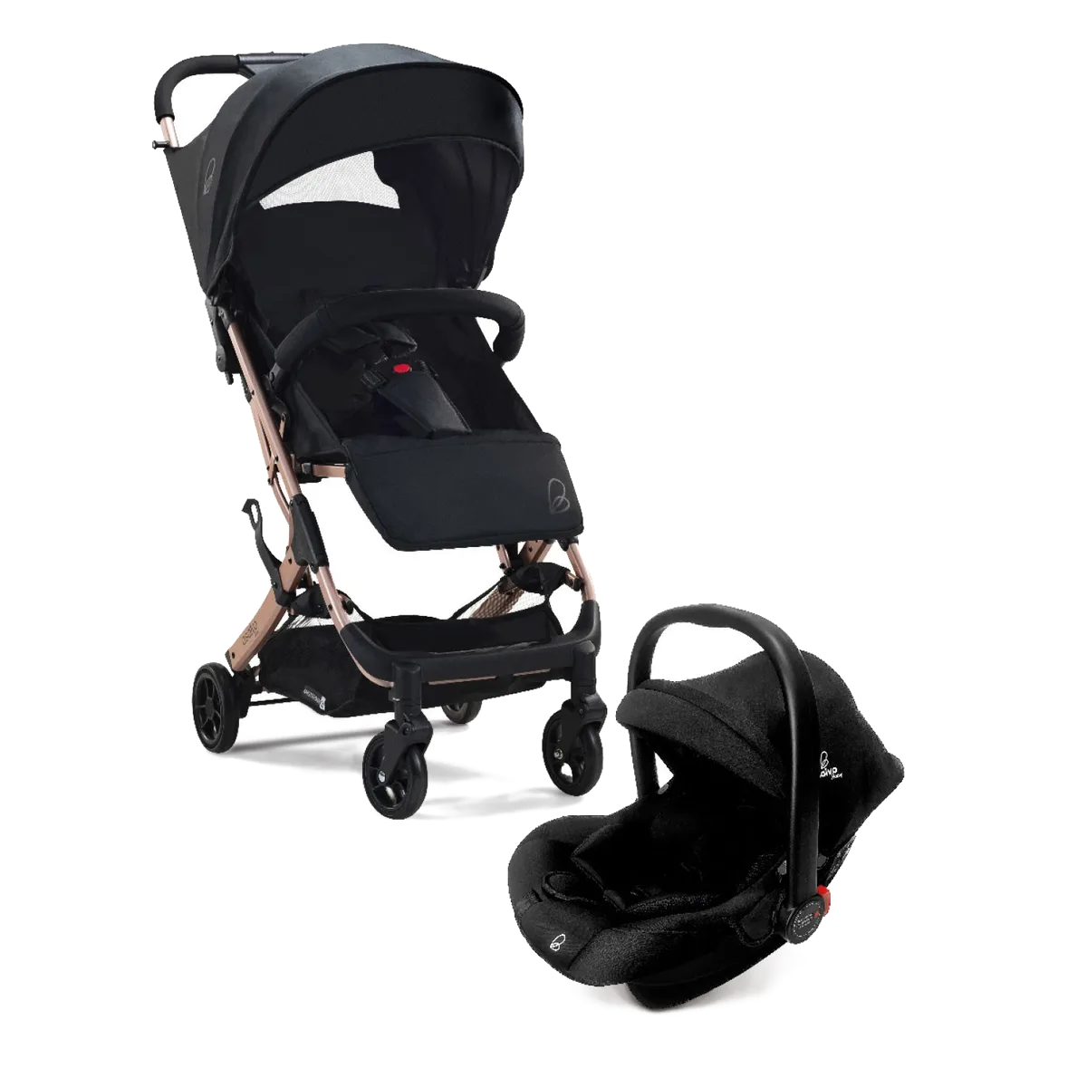 Asalvo Stroller Amsterdam Travel System, Golden - image 1