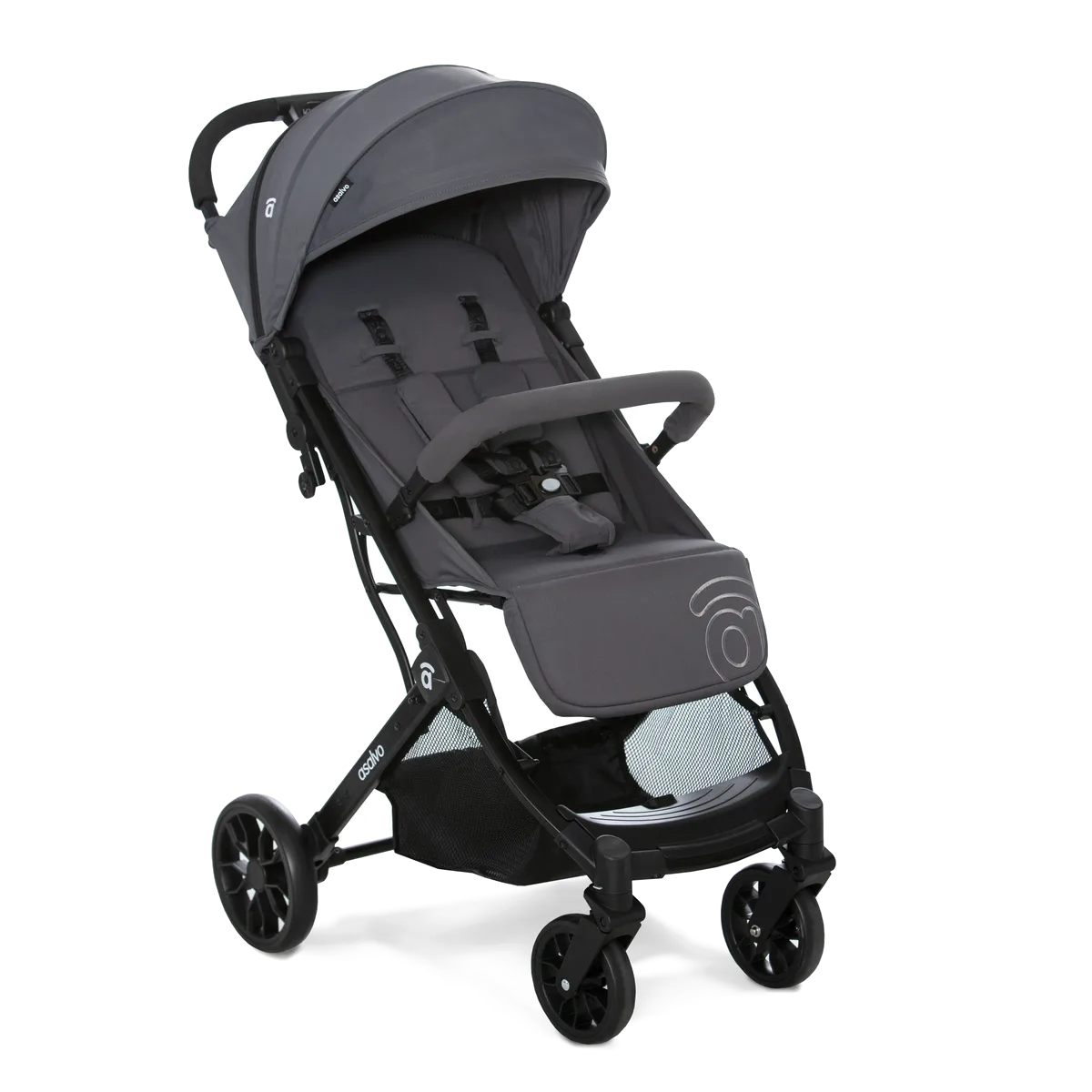 Asalvo Stroller Kubic 2 Flight Travel, Grey - image 1