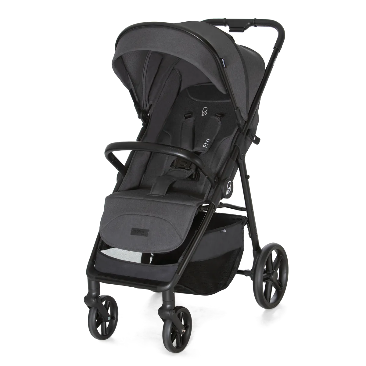 Asalvo Stroller Fiyi, Black - image 1