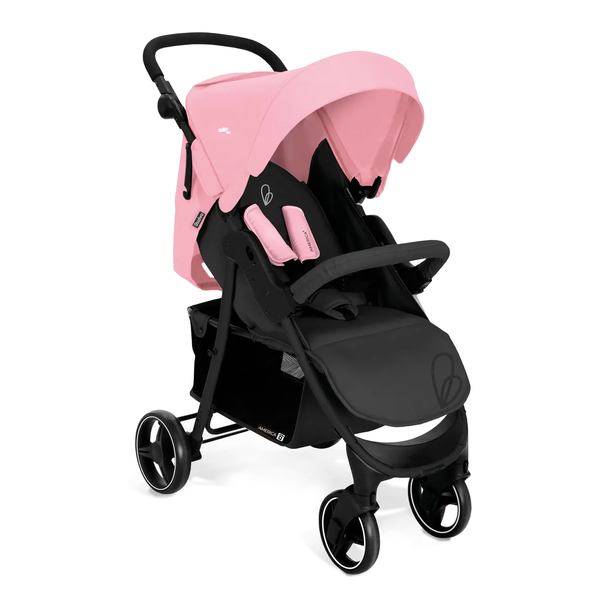Asalvo Stroller America 3, Pink - image 1