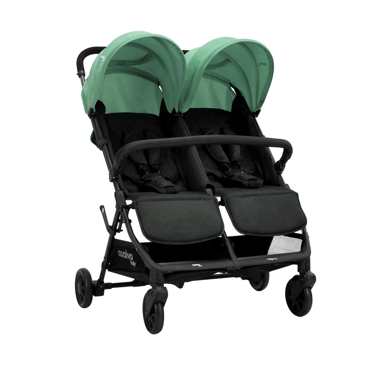 Asalvo Pushchair Double Henry, Green - image 1
