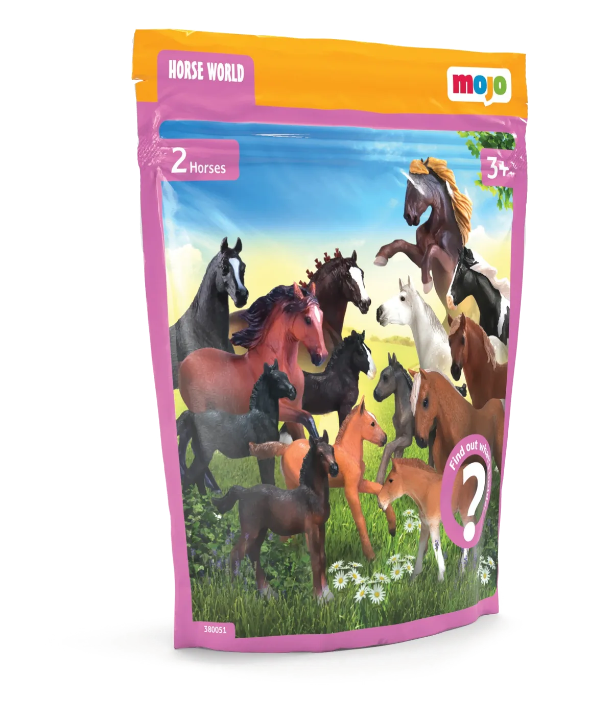 Mojo Blind Bag with horse and foal (2pc) asstd, Farmland - image 1