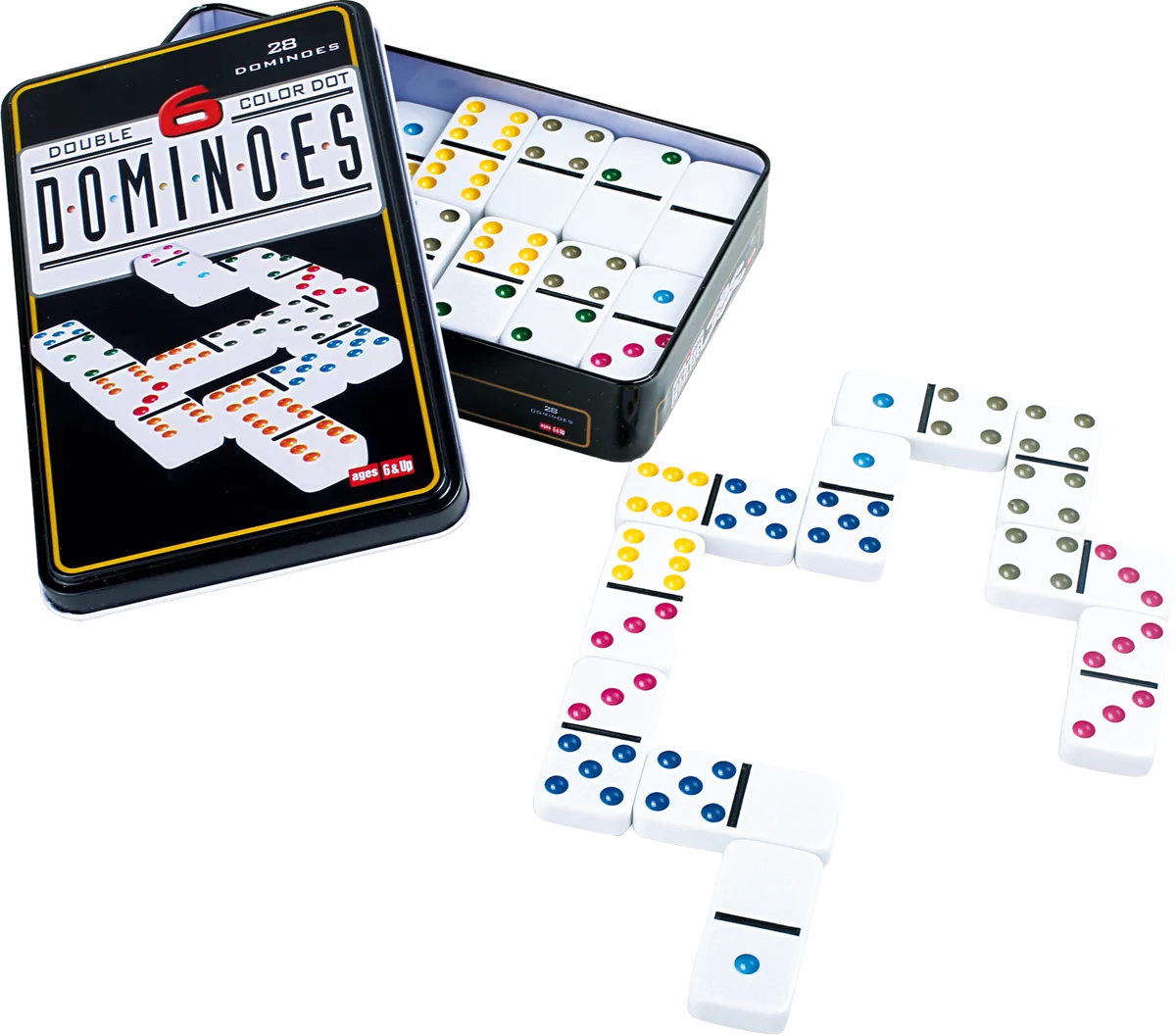 small foot Dominoes Game in Six Colours - image 1
