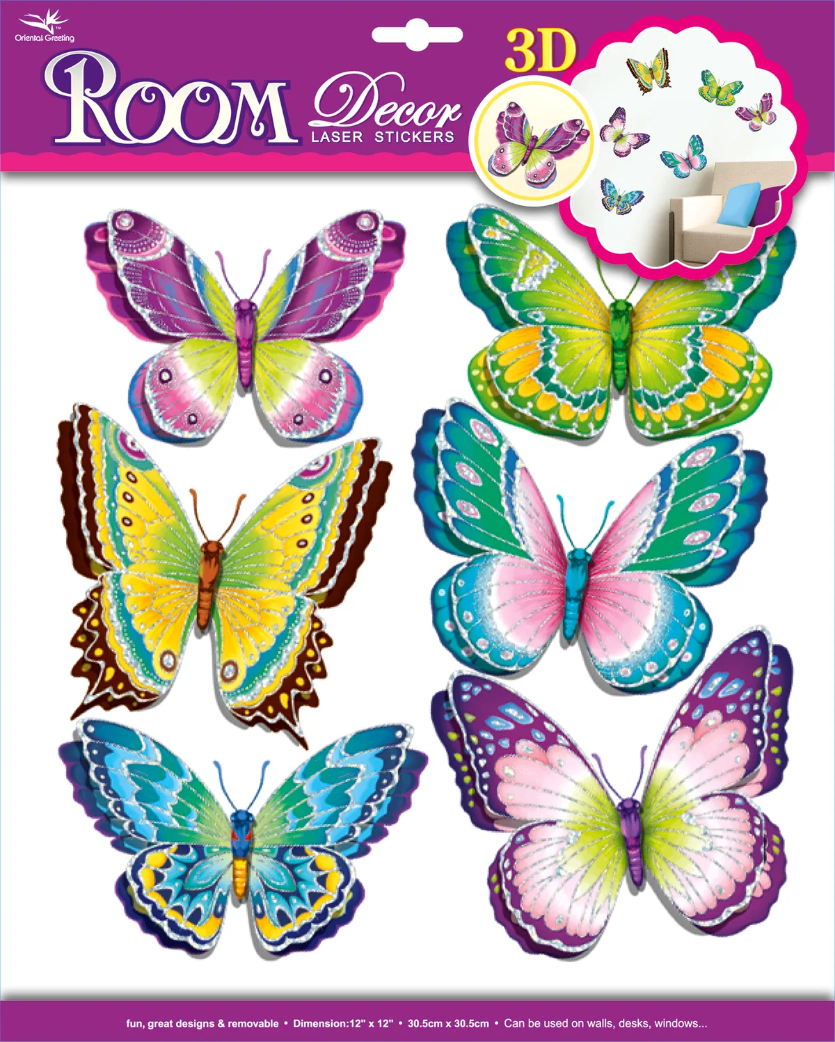 Legler Sticker, Butterflies - image 1