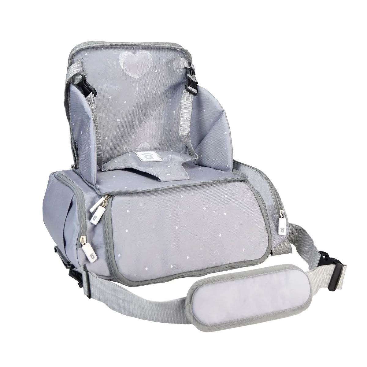 Asalvo Bag-Go Anywhere Booster Sushi, Grey - image 1