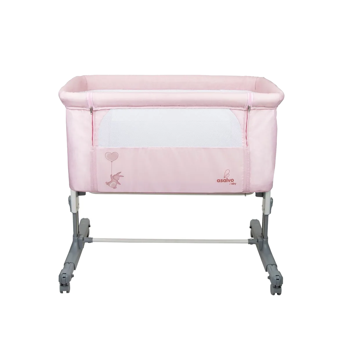 Asalvo Bed Side Mini Cot Calm, Pink - image 1