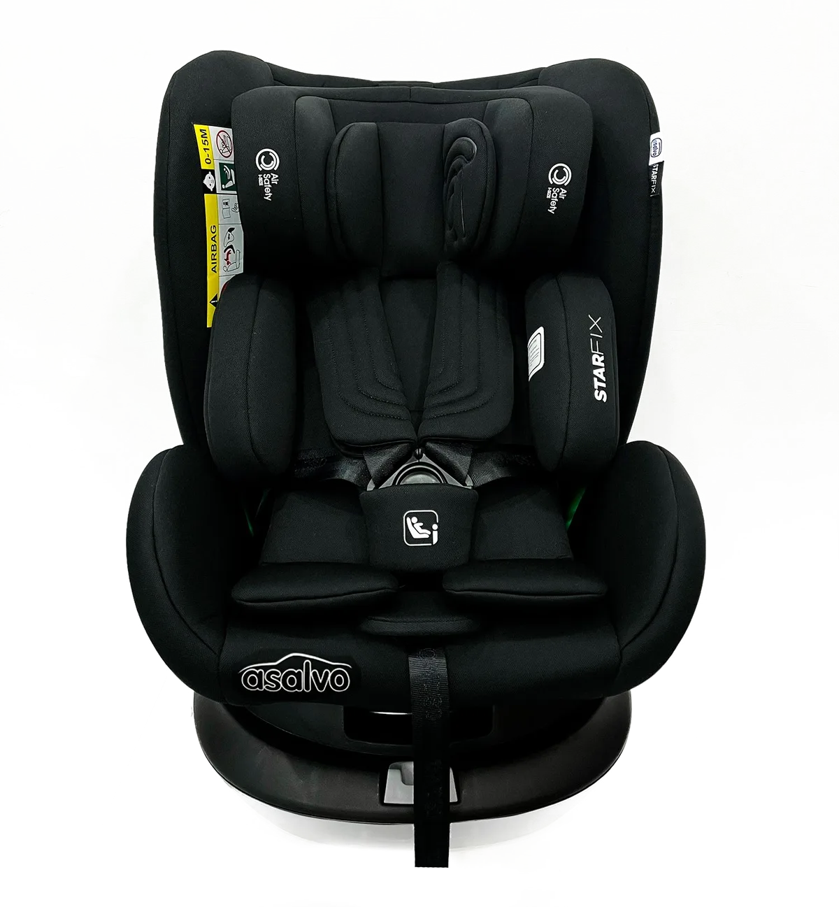 Asalvo Car seat 0-36 kg. 360º rotating system Star Fix, Black - image 1