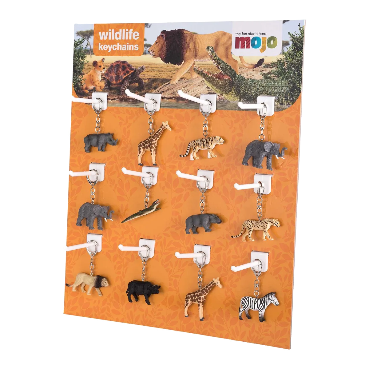 Mojo Wildlife Keychains 72pcs assorted on Display - image 1
